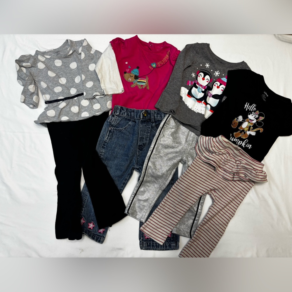 18m baby girl outfits Clothing Bundle with Fun Prints